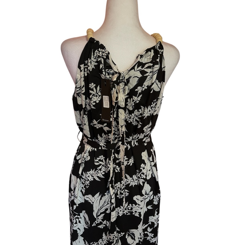 Black and White High Low Sundress